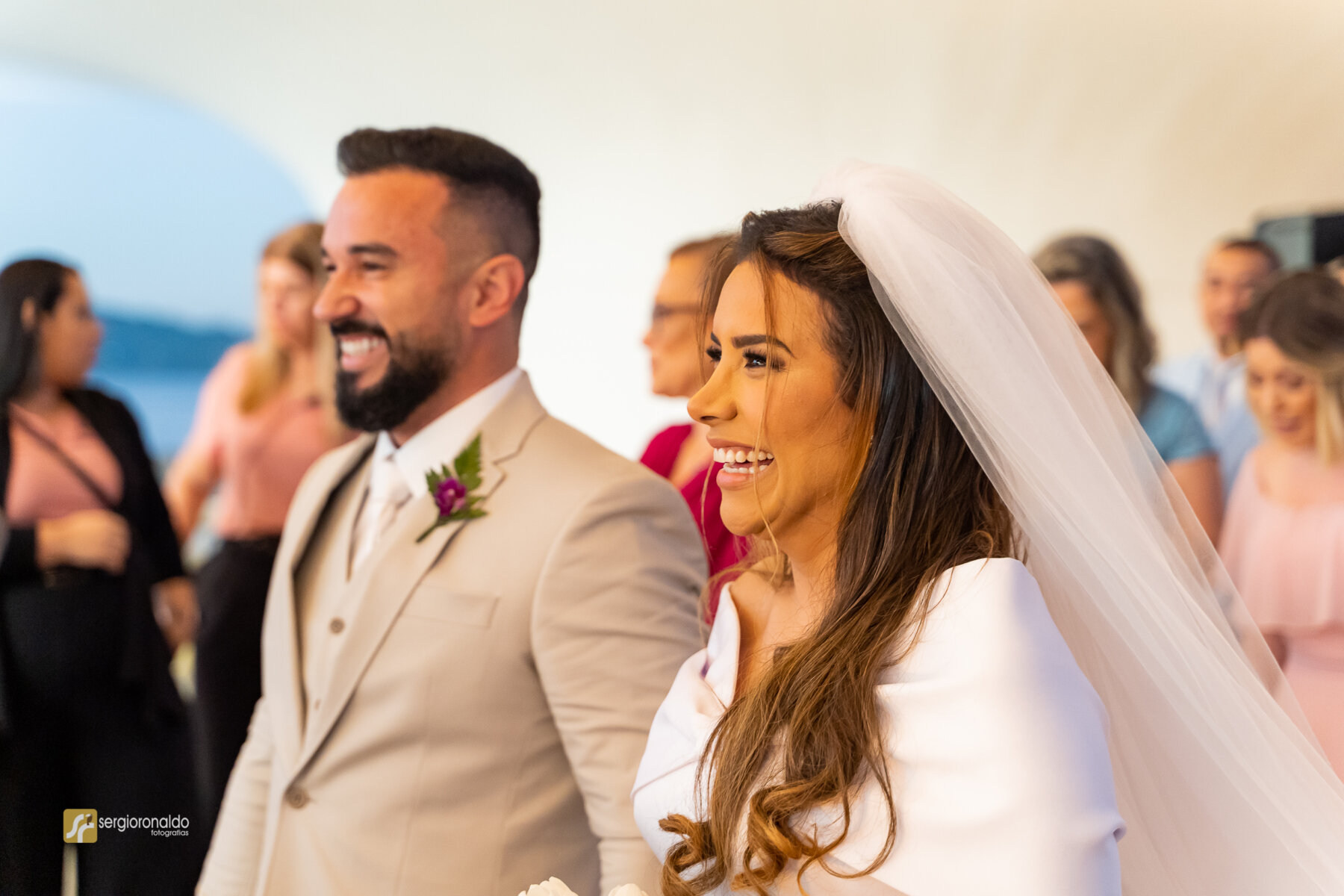 Casamento ao ar livre: Gabriela Lopes e Alcir Guimarães