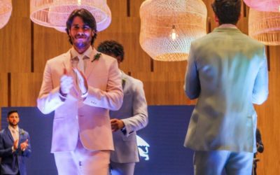 Mazzini lançou nova tendência para os noivos durante desfile de trajes masculinos na passarela do Fairmont Rio