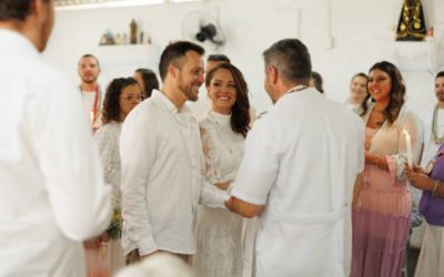 Casamento emocionante: Fernanda Cavalliere Annes e Bruno de Mello Araújo