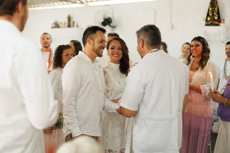 Casamento emocionante: Fernanda Cavalliere Annes e Bruno de Mello Araújo