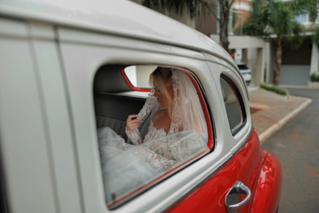Casamento romântico: chegada da noiva - Fotos Adalberto Rodrigues