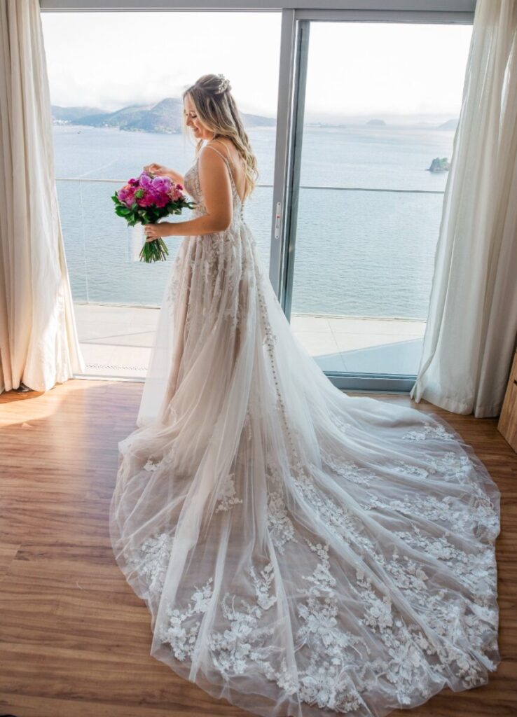 Casamento rústico-chique: vestido da noiva - Foto Bruno Soares e Karina Martini 