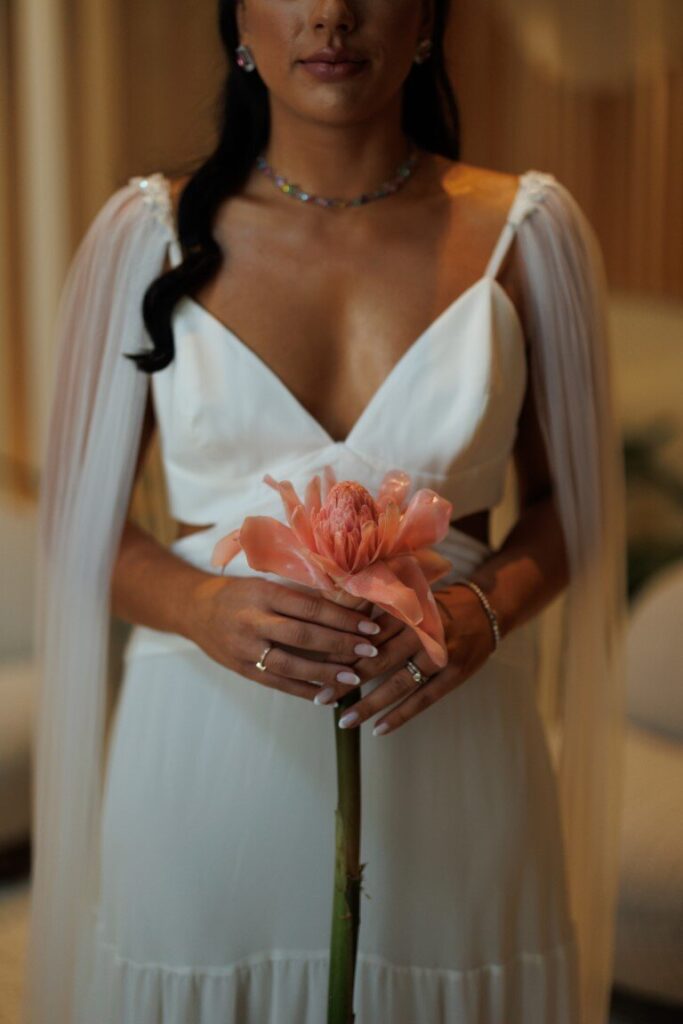 Casamento rústico-chique: fotos do buquê de flor única - Foto Adalberto Rodrigues