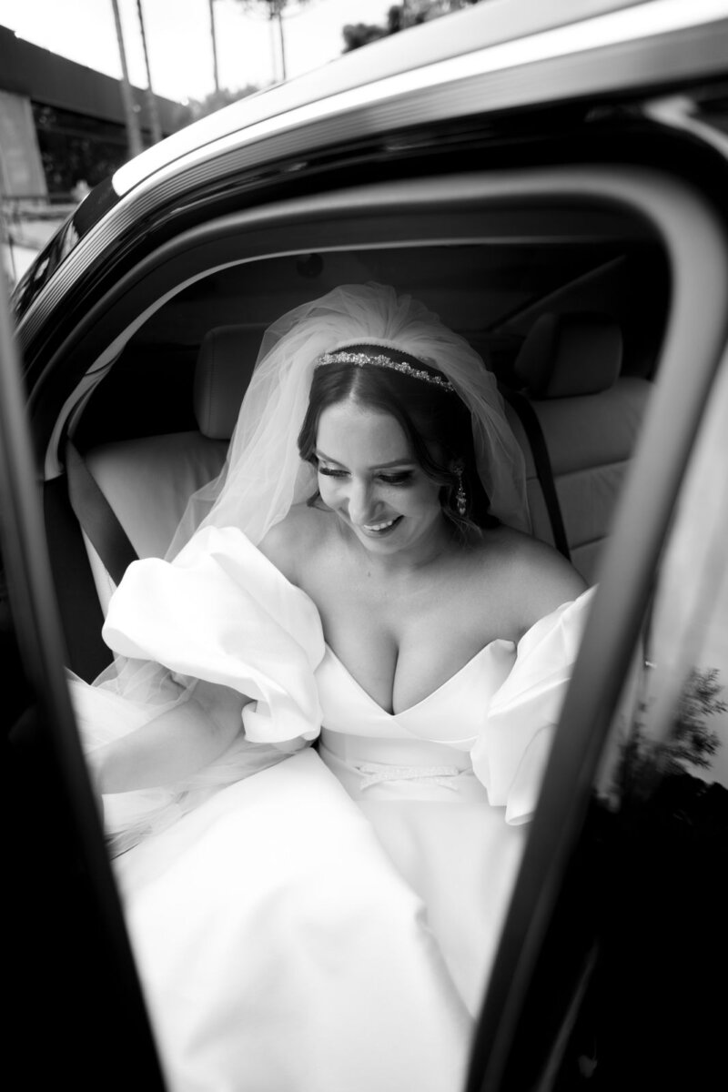 Casamento romântico: chegada da noiva - Fotos Rodolfo Santos