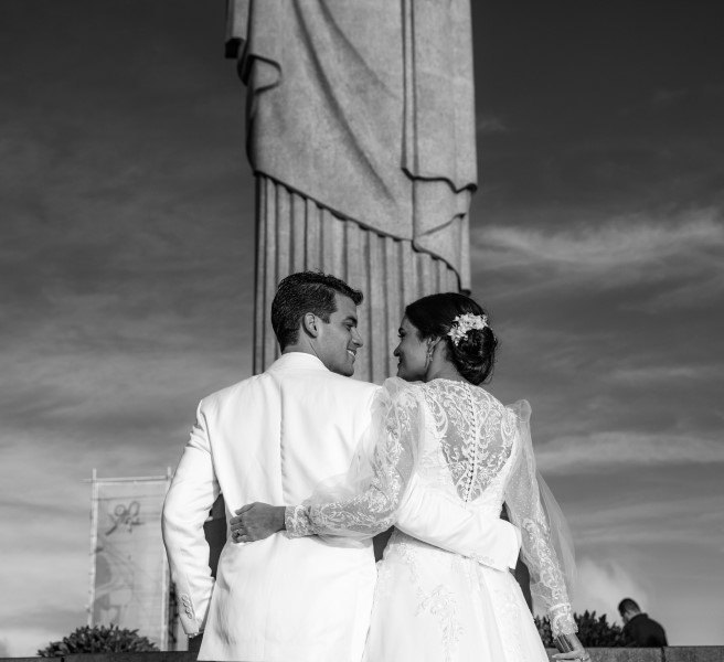 Um casamento no Cristo Redentor pra chamar de seu; Foto: Rodrigo Sack