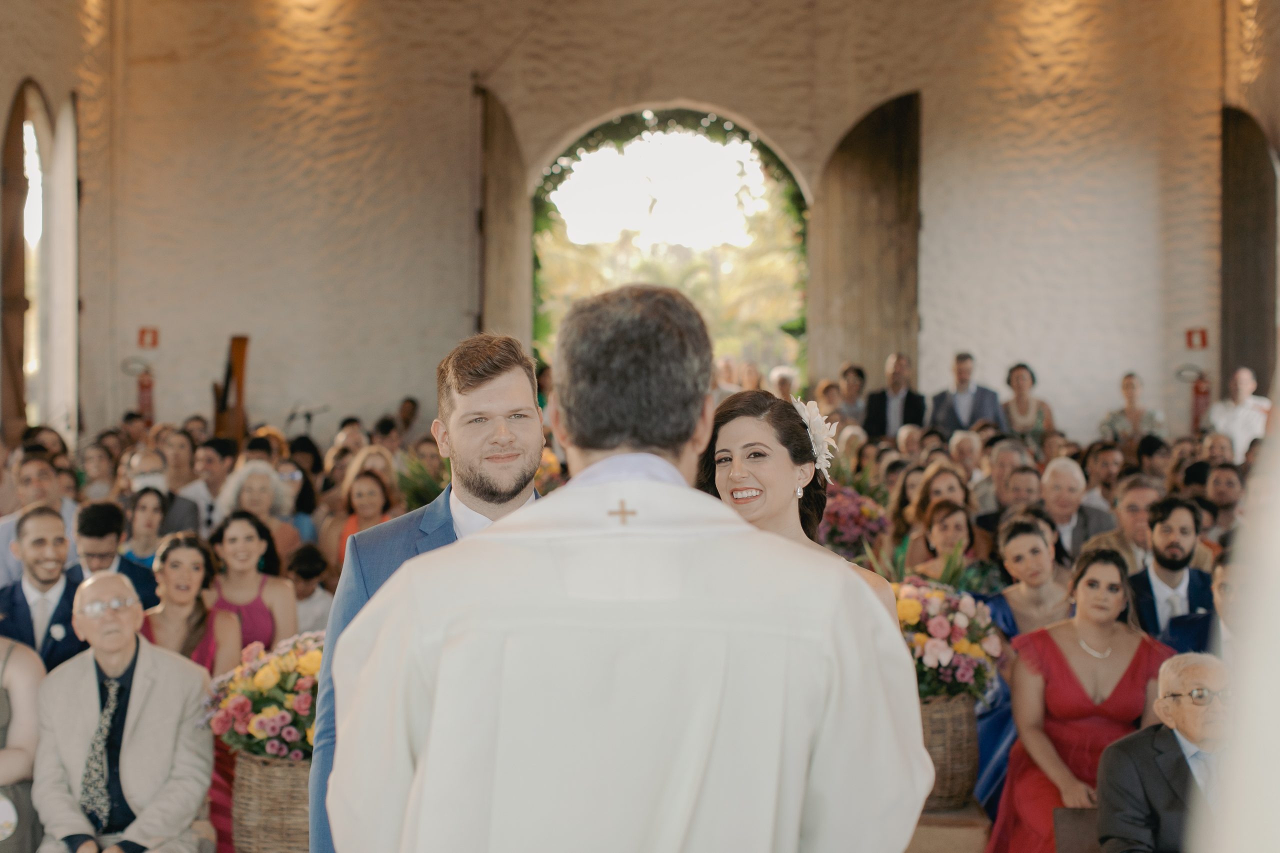 Cerimônia de casamento na Capela dos Milagres | Foto: Flora Pimentel