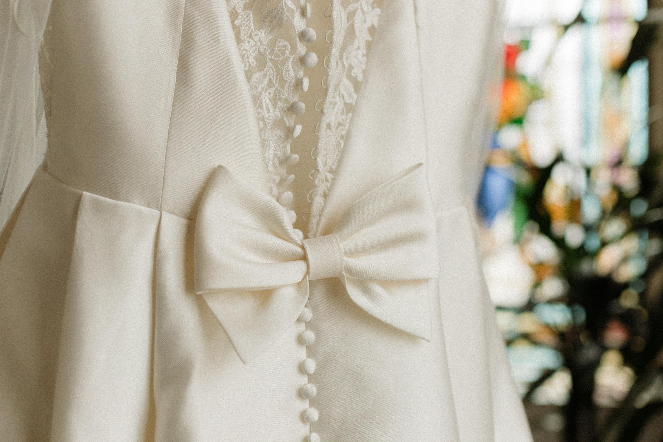 Vestido de noiva clássico |  Foto: Folha de Sal