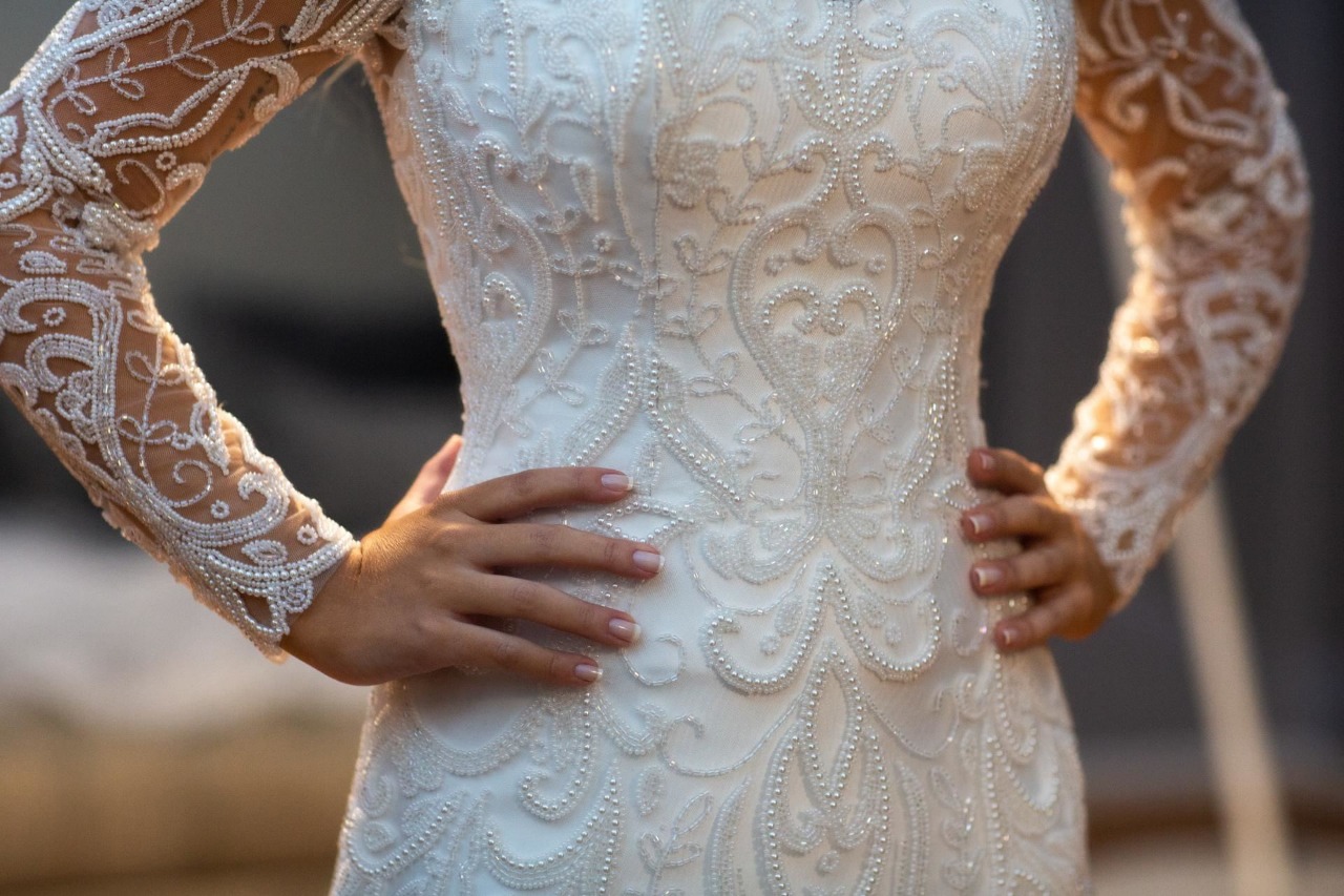 Detalhes de um vestido da Pawlick | Foto: Ana Guerra