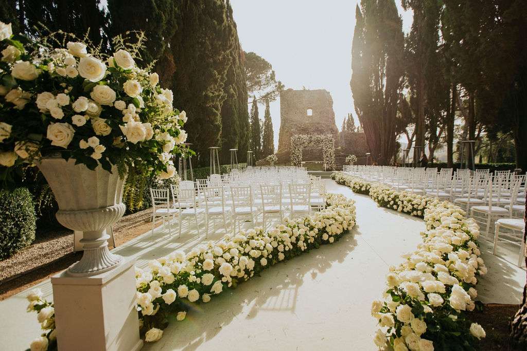 Destination wedding na Toscana: decoração da cerimônia - Foto Midori Kobiyama