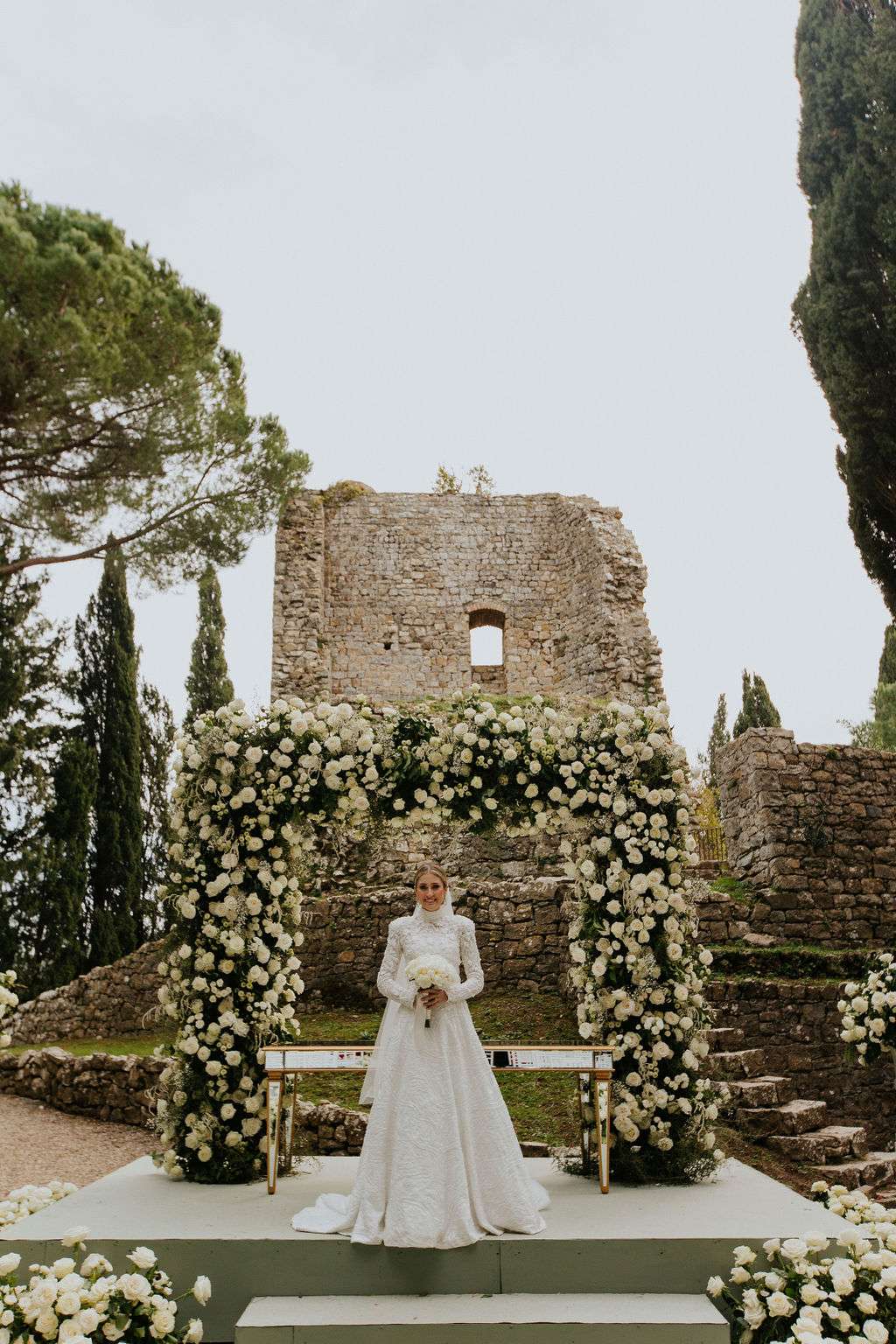 Destination wedding na Toscana: vestido da noiva - Foto Midori Kobiyama