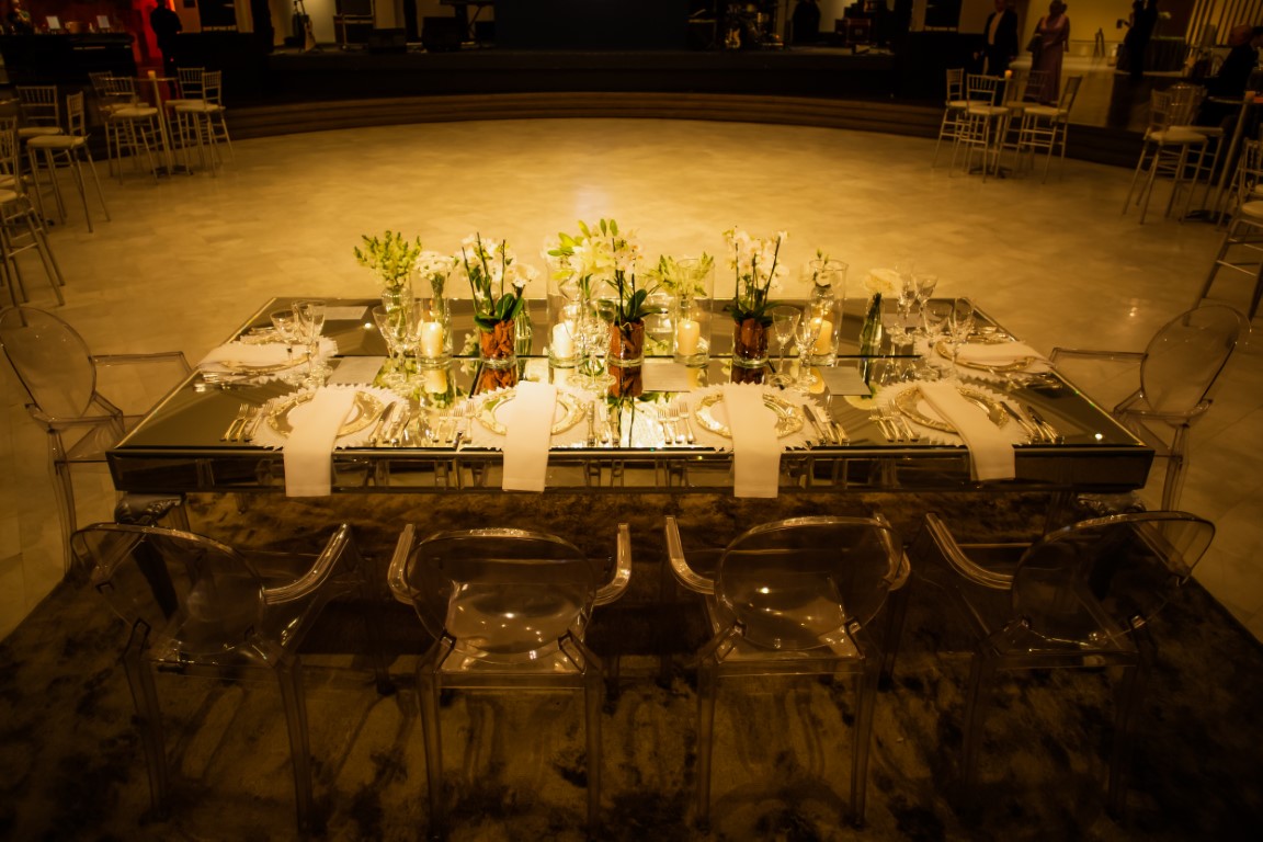 Casamento clássico: mesa dos noivos - Fotos Marlise Fotografia 