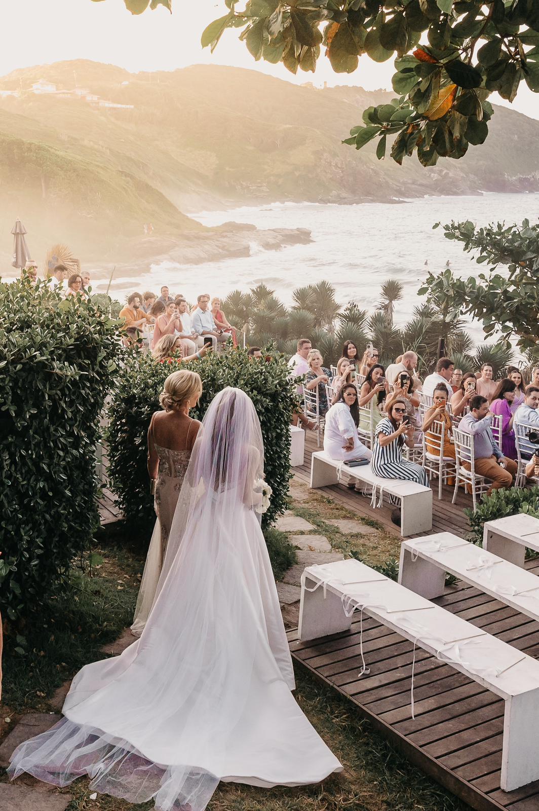 Casamento na beira da praia | Foto: Acervo pessoal Silk Beach Club