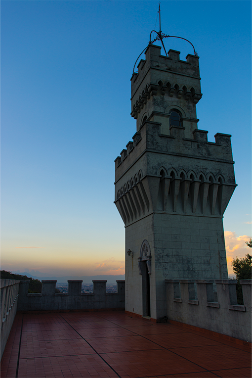 Por do sol no Castelo Florentino | Foto: Acervo pessoal Castelo Florentino