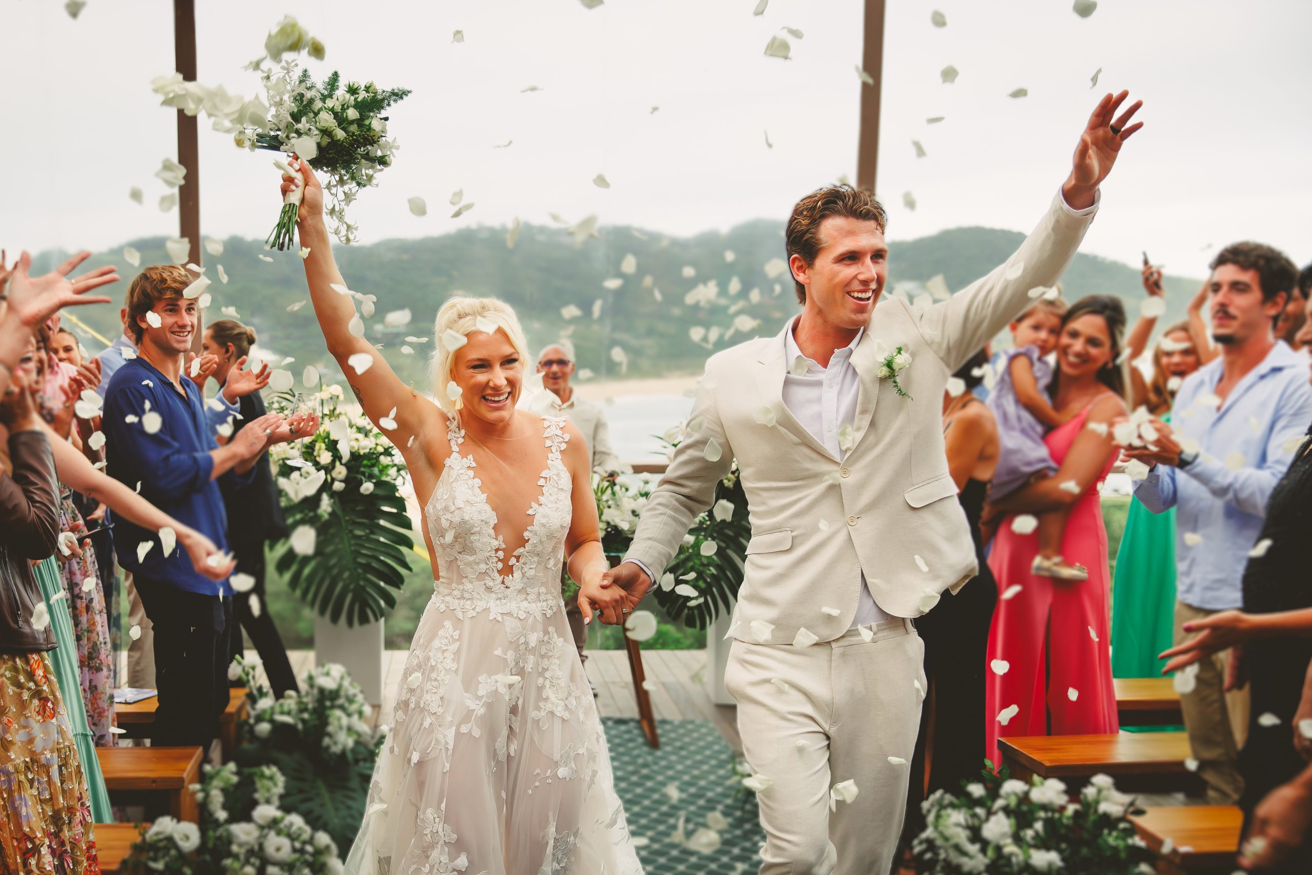 Nos mínimos detalhes do casamento: Saiba tudo sobre a cerimônia dos surfistas Tatiana Weston-Webb e Jessé Mendes na visão da decoradora Roberta Jacobi | Foto: Caroline Cerutti