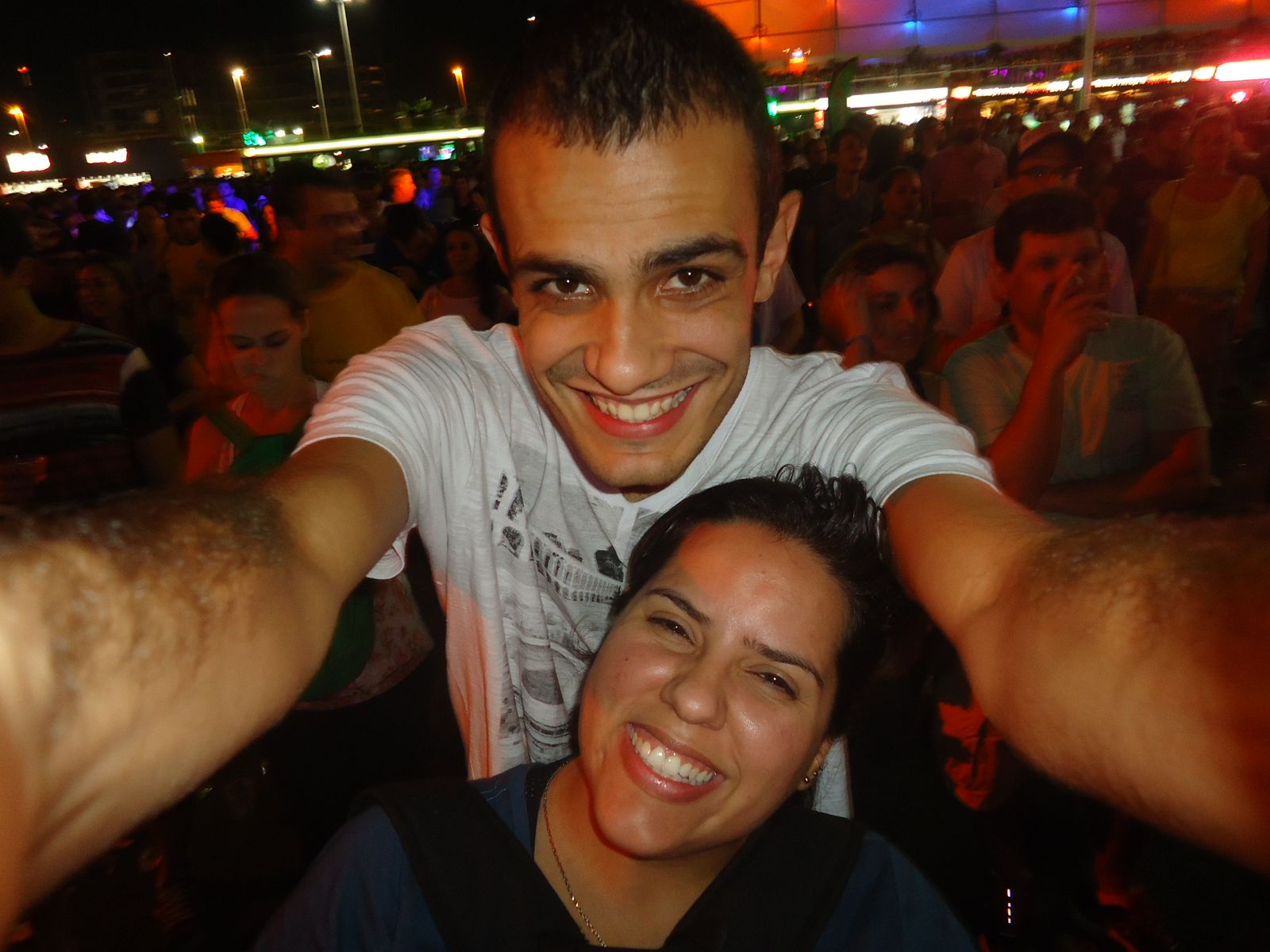 David e Carol de volta ao Rock in Rio em 2013 | Foto: Arquivo pessoal