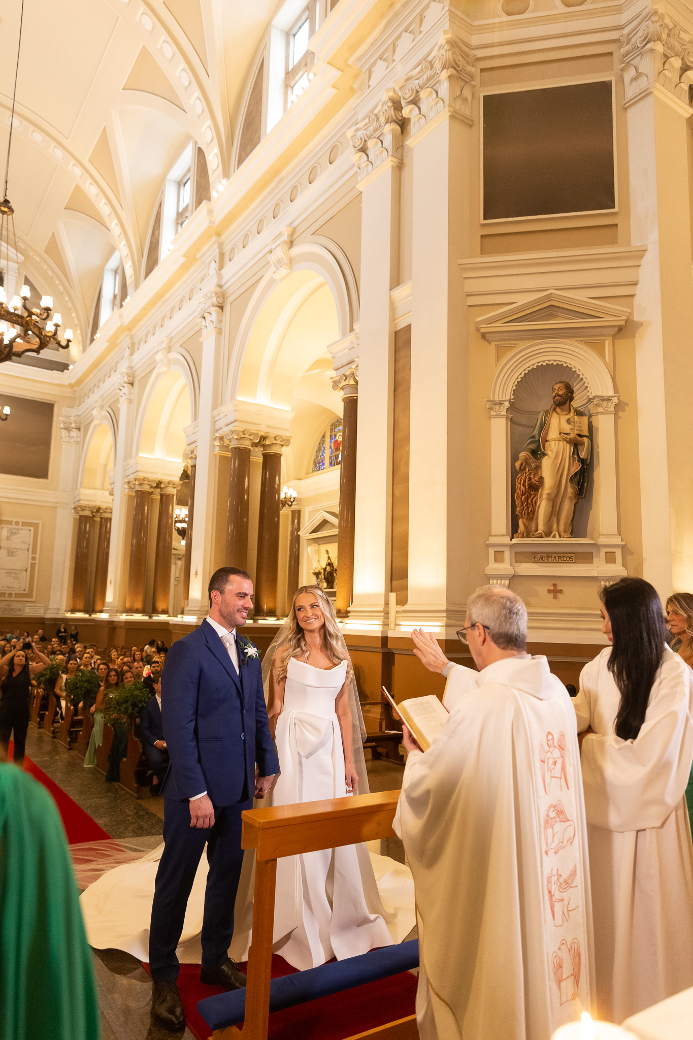 Bênção do padre | foto Rodrigo e Cassiana