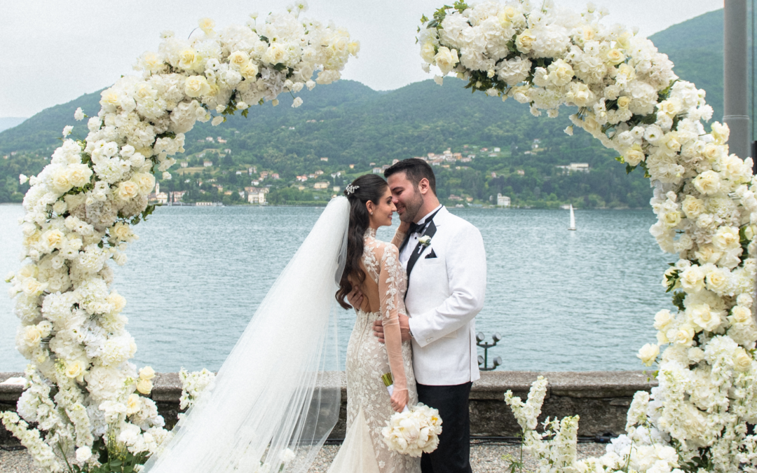 Amor à Italiana: O encantador destination wedding de Maryana e Francisco no Lago di Como