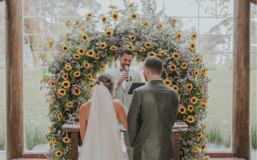 Rústico-chique: O casamento inspirado em girassóis por Gabriel Davet