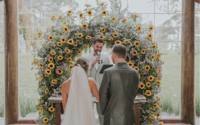 Rústico-chique: O casamento inspirado em girassóis por Gabriel Davet