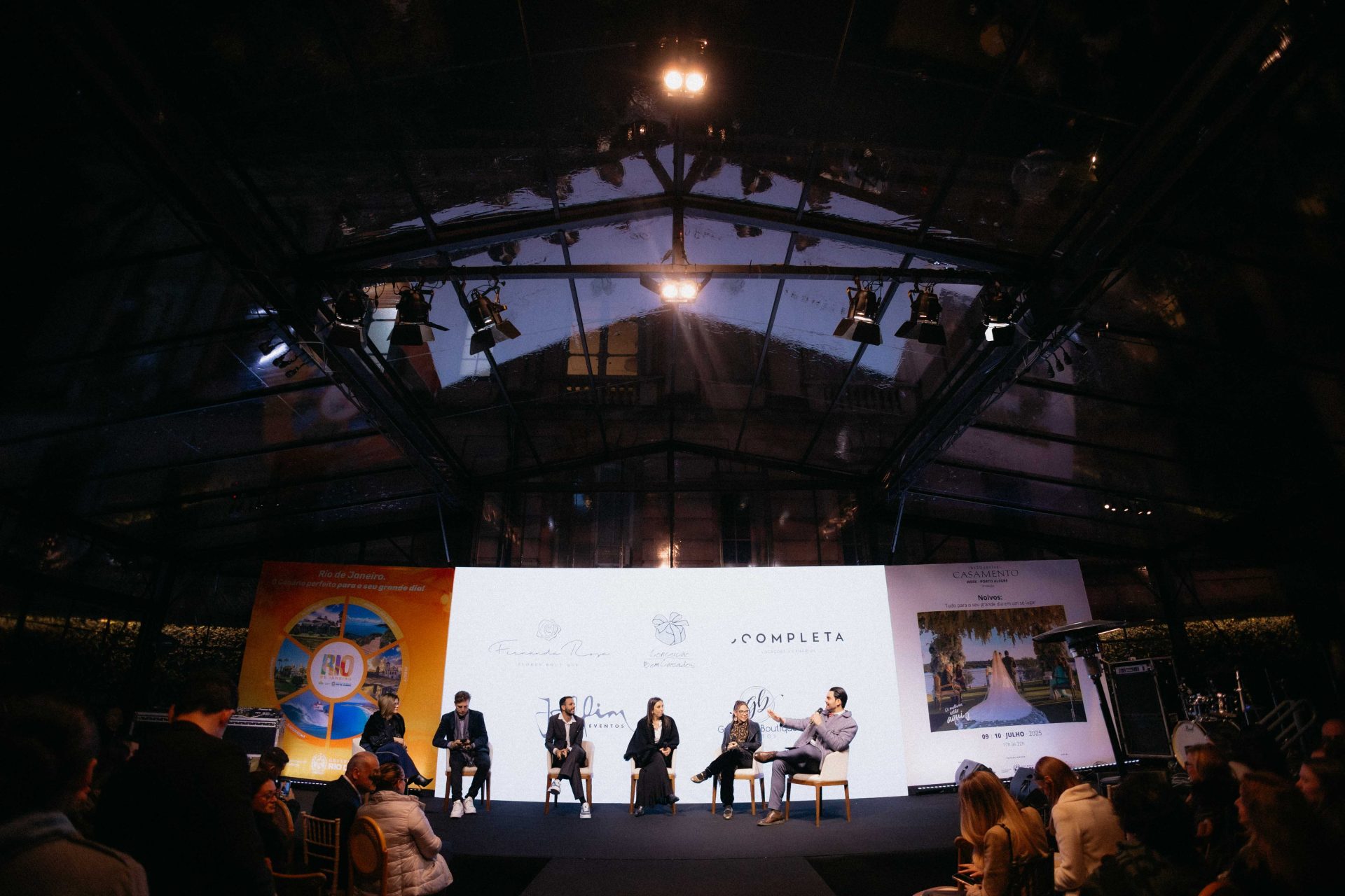 Mesa-redonda: Produção de eventos | Foto: Lucas Yan