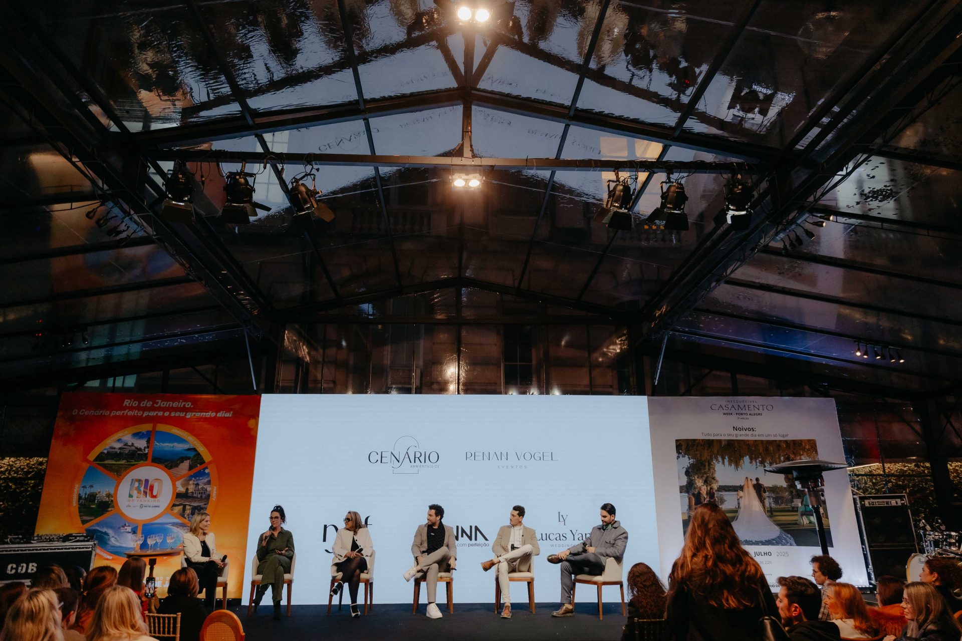 Mesa-redonda: Produção de eventos | Foto: Lucas Yan