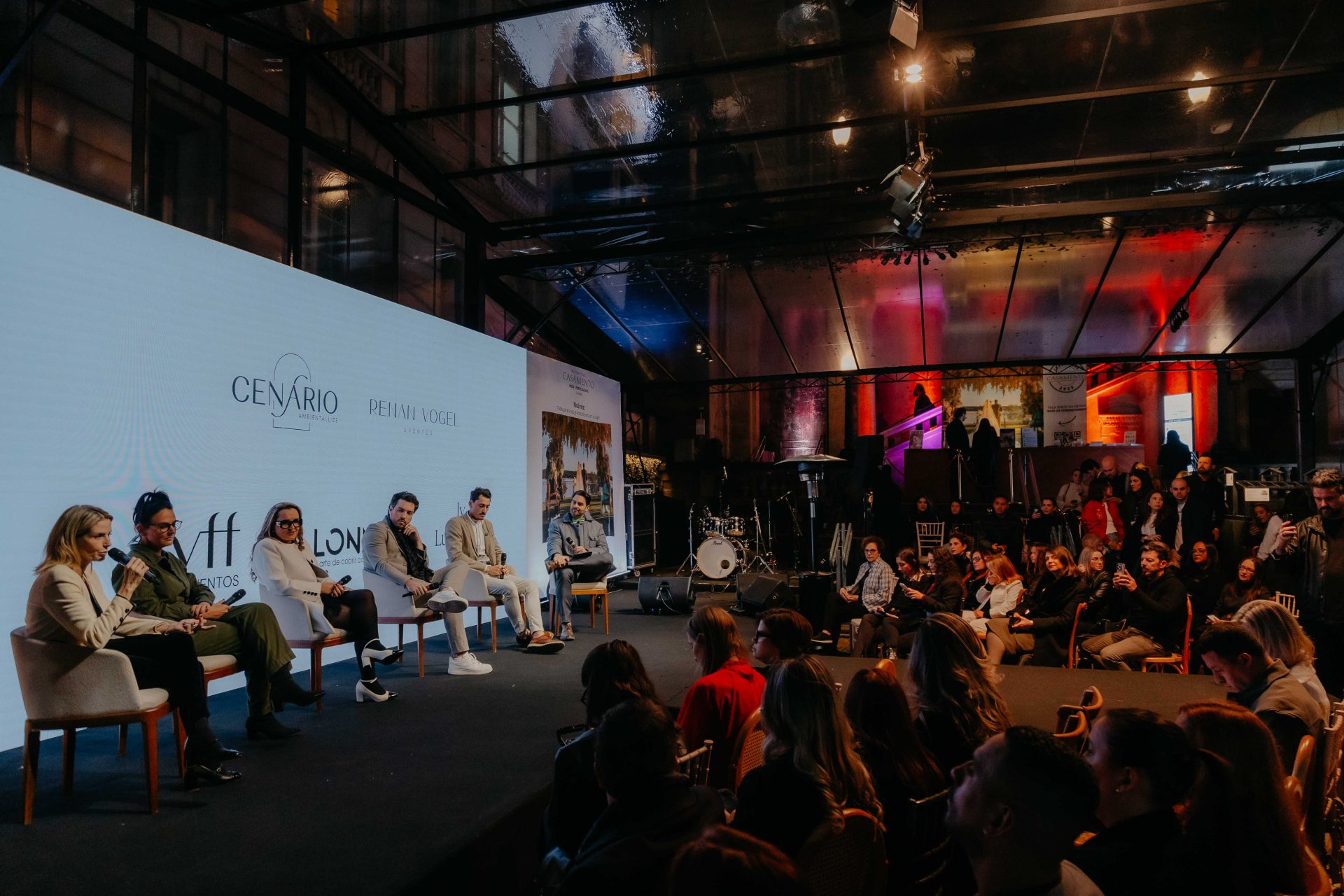 Mesa-redonda: Produção de eventos | Foto: Lucas Yan