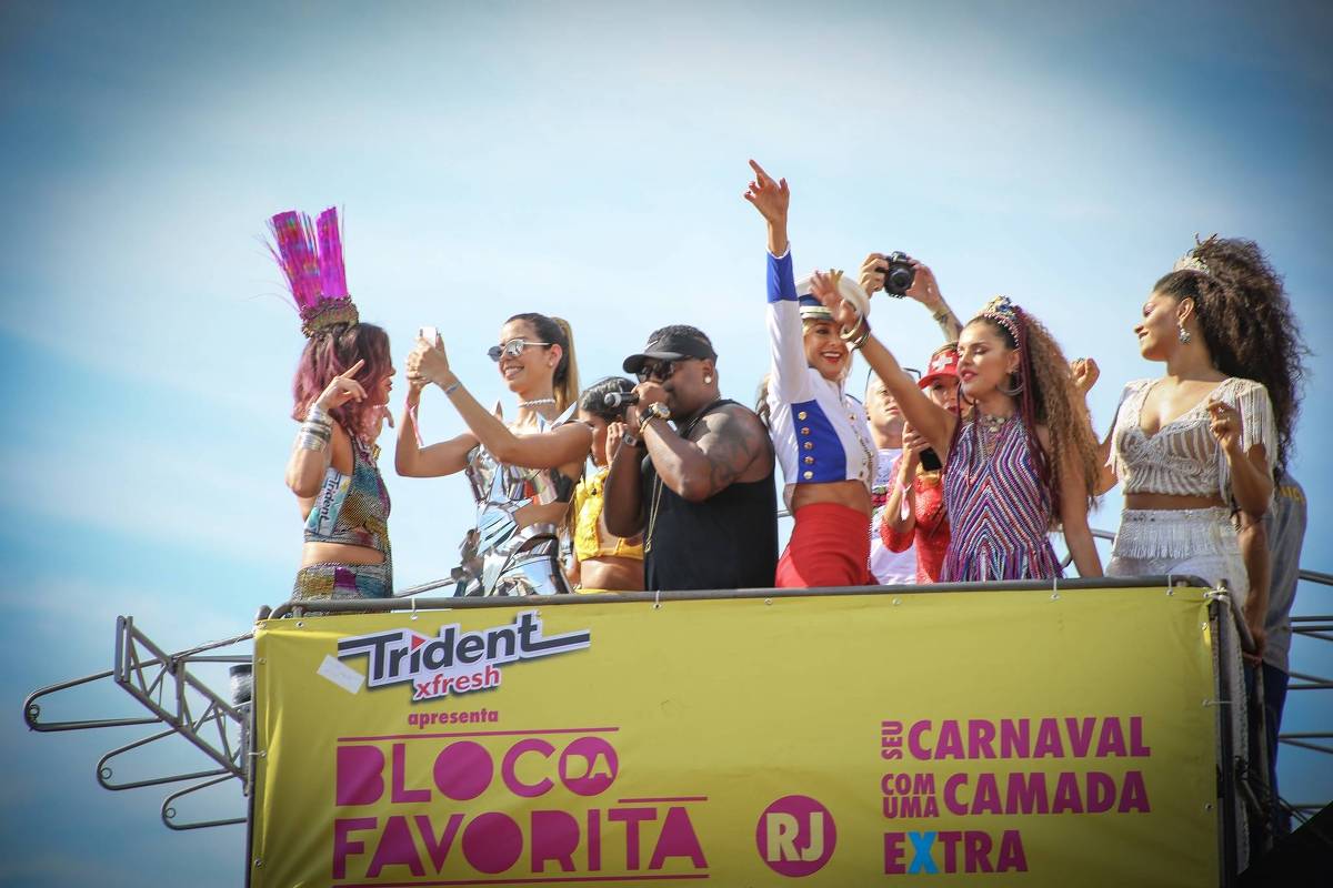 Bloco da Favorita no Carnaval de 2018 | Foto: Marco Antonio Teixeira