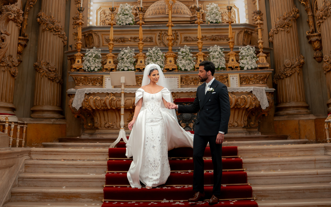 Um casamento de realeza: A cerimônia de Alianne e Rodolfo