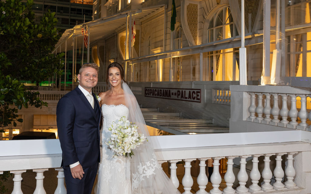 Belmond Copacabana Palace: O palco da cerimônia de Fernanda e André | Foto: Sabrina Vasconcelos