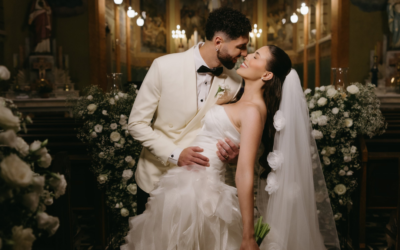 Clássico, elegante e atemporal: A cerimônia de Larissa e Leo
