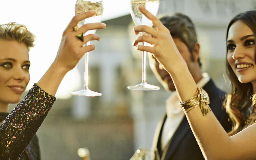 O brinde do grande dia ganha assinatura italiana com as experiências da Bottega