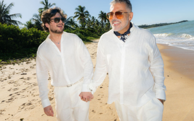 Harley e Leonardo celebram casamento no Fasano Trancoso com atmosfera tropical e sensorial