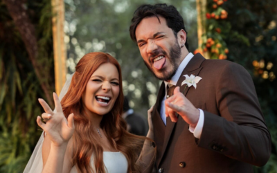 Viih Tube e Eliezer celebram casamento em fazenda com dois vestidos assinados por Lucas Anderi