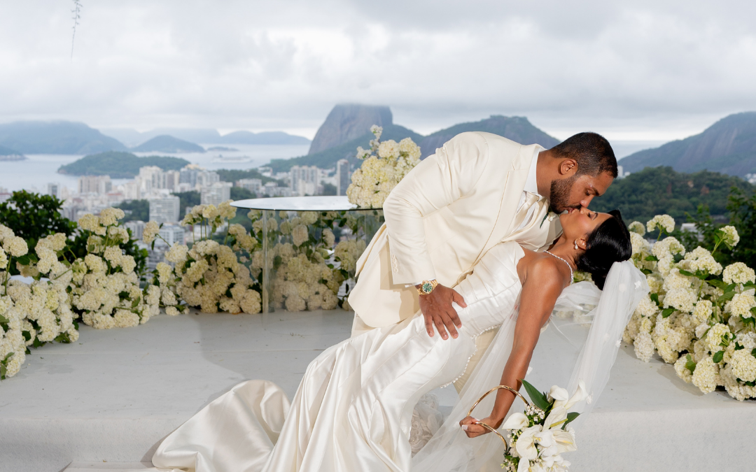 Com vista para o Pão de Açúcar: Rebecca e Allyson se casam na Mansão Alvite