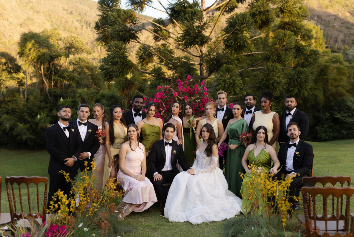Daniela e Lucas transformam casamento em Itaipava em experiência de três dias entre natureza e cultura brasileira