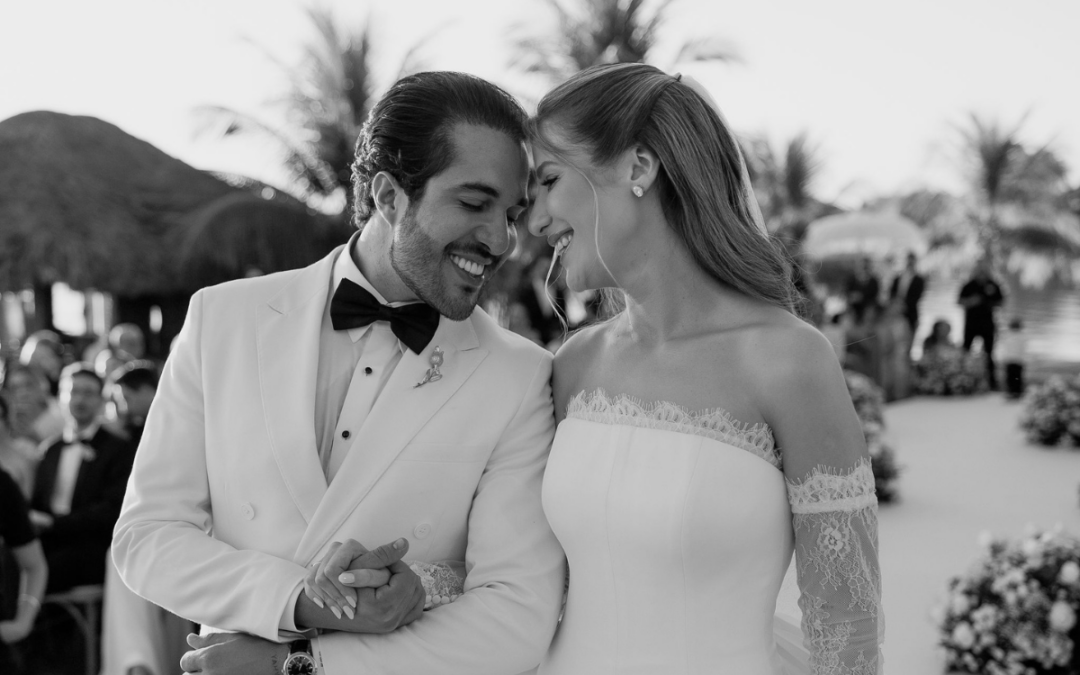 Giovanna e Filipe celebram casamento com inspiração italiana e cerimônia marcada pela fé