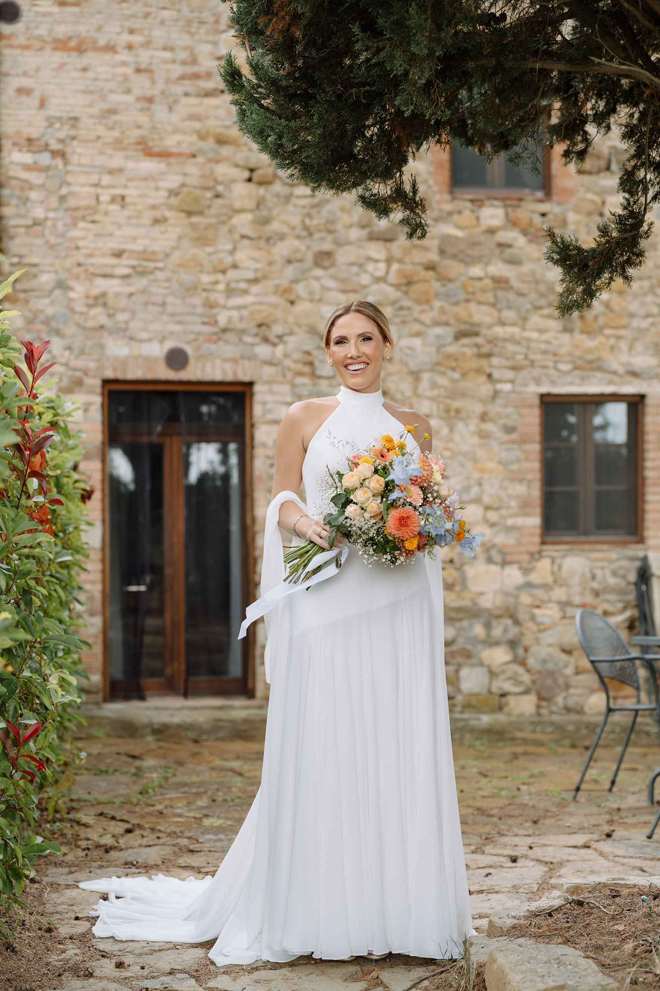 Uma viagem, três dias de festa e as raízes italianas: o destination wedding de Giordana e Kalil na Toscana