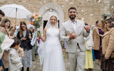 Uma viagem, três dias de festa e as raízes italianas: o destination wedding de Giordana e Kalil na Toscana