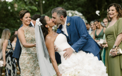 Patrícia e Gabriel celebram casamento em Angra dos Reis com três dias de festa e momentos em família