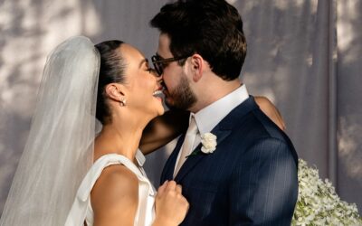 Minimalismo e personalidade para um casamento moderno